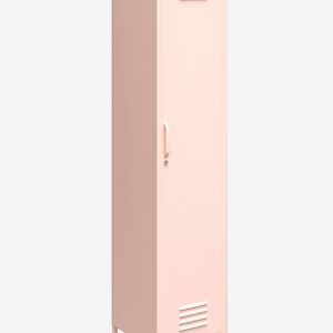 Dorel Home – Förvaringsskåp med 1 dörr i metall Mission District – Röd – Byråar – Från Homeroom