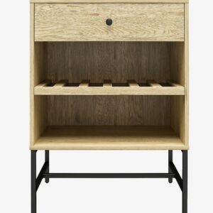 Dorel Home – Nattduksbord med 1 låda Tamlin – Brun – Sängbord – Från Homeroom