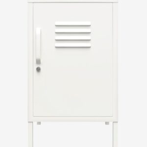 Dorel Home – Sidobord Mission District Metal Locker – Vit – Skänkar & sideboards – Från Homeroom