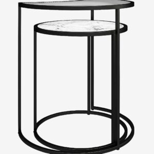 Dorel Home – Sidobord Moon Phases – Vit – Avlastningsbord & sidobord – Från Homeroom