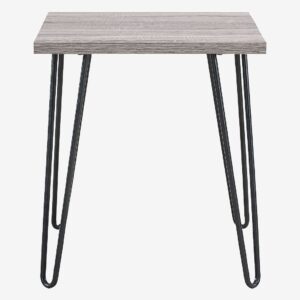 Dorel Home – Sidobord Owen Retro – Grå – Småbord – Från Homeroom