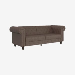 Dorel Home – Soffa 3 sittplatser Felix – Brun – 3-sits soffor – Från Homeroom