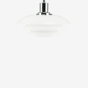 Dyberg Larsen – Pendel DL20 opal – Krom – Takpendlar – Från Homeroom