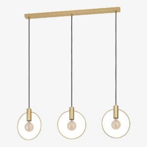 EGLO – Pendel Manizales 3-Light – Mässing – Takpendlar – Från Homeroom
