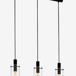 EGLO – Pendel Montefino 3-Light – Svart – Takpendlar – Från Homeroom