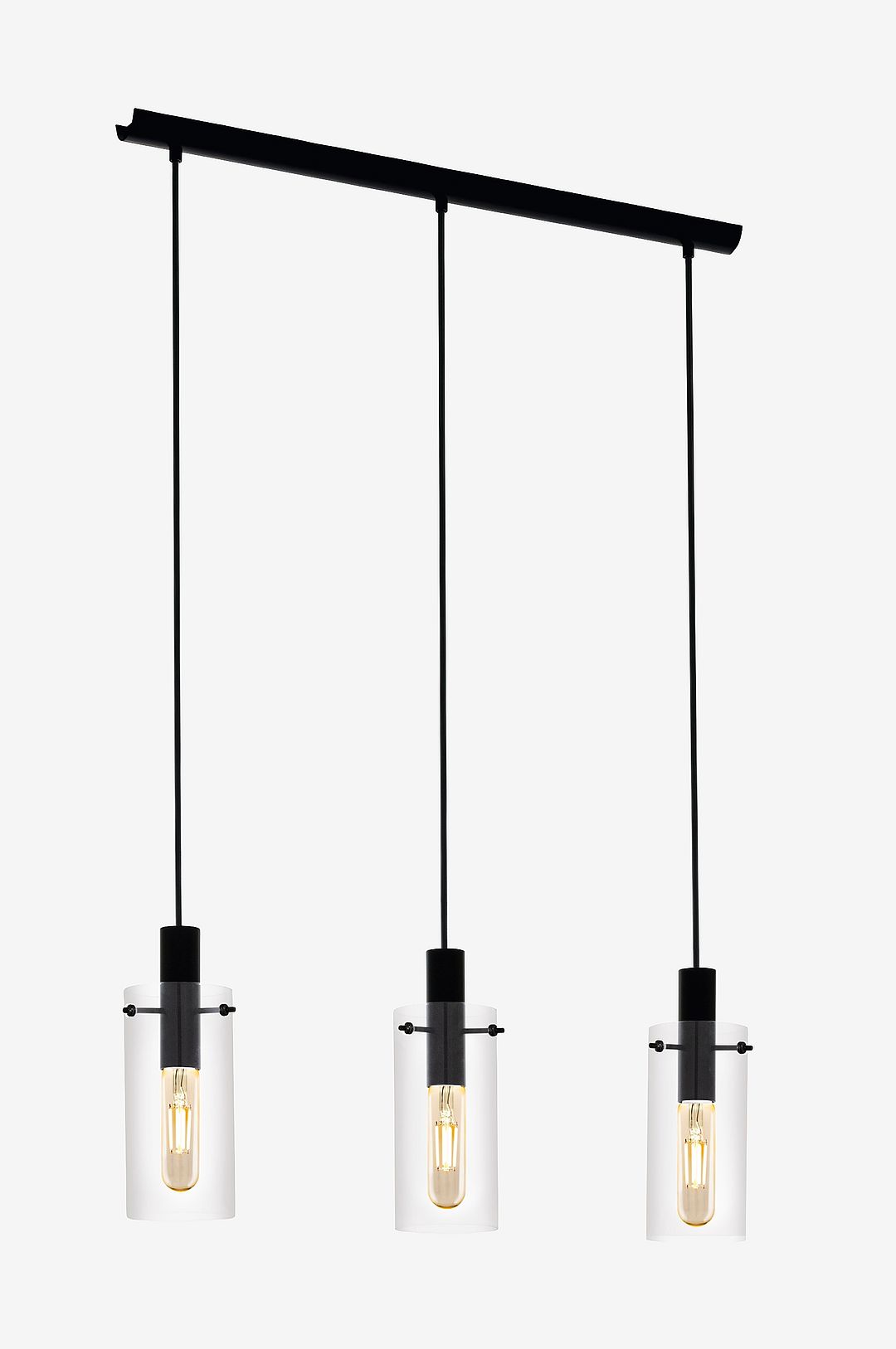 EGLO – Pendel Montefino 3-Light – Svart – Takpendlar – Från Homeroom