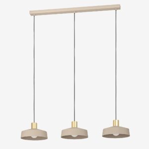 EGLO – Pendel Valdiola 3-Light – Beige – Takpendlar – Från Homeroom