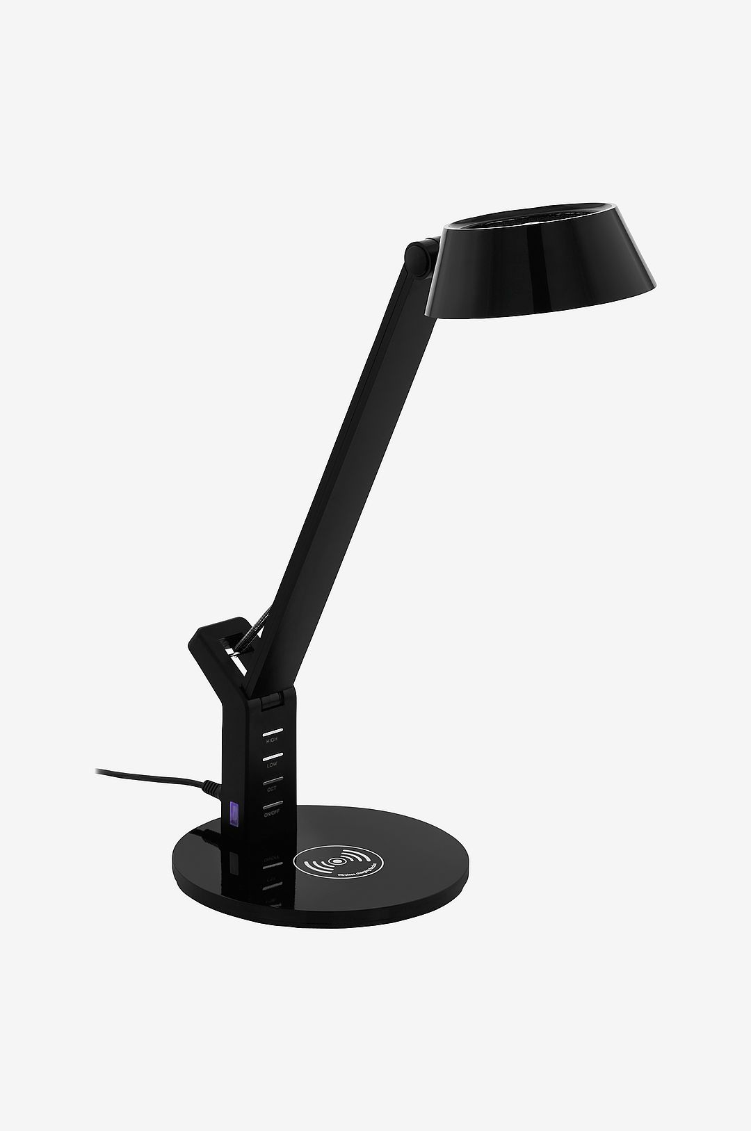 EGLO – Skrivbordslampa Banderalo Qi Cct w.Touch – Svart – Skrivbordslampor – Från Homeroom