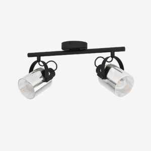 EGLO – Spotlight Berregas 2-Light – Svart – Spotlights – Från Homeroom
