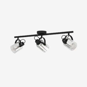 EGLO – Spotlight Berregas 3-Light – Svart – Spotlights – Från Homeroom