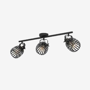 EGLO – Spotlight Girona 3-Light – Svart – Spotlights – Från Homeroom
