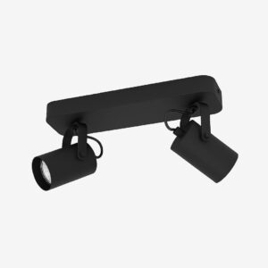 EGLO – Spotlight Sorego 2-Light – Svart – Spotlights – Från Homeroom