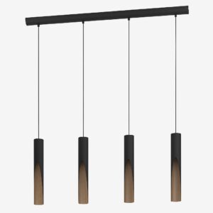 EGLO – Taklampa Barbotto 4-Light – Svart – Takpendlar – Från Homeroom