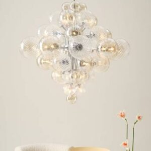 ELECTRA taklampa – stor Krom