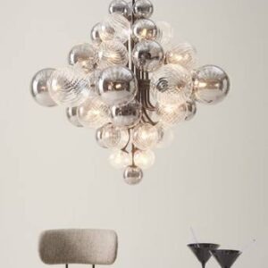 ELECTRA taklampa – stor Svart