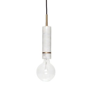 ELEGANT Taklampa Marmor Vit