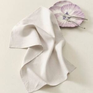 ELI kökshandduk i linne Ljusgrå