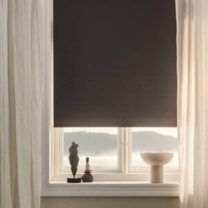 ELIA mörkläggande rullgardin – höjd 165 cm Stålgrå