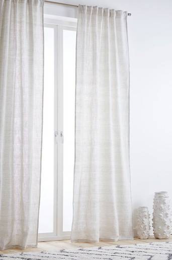 ELISA multifunktionsgardin 2-pack Ljusbeige