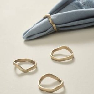 ELLIS servettring 4-pack Guld