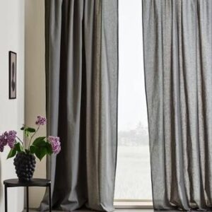 ELORA gardin 2-pack Mörkgrå