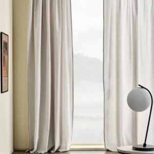 ELORA gardin 2-pack Silvergrå