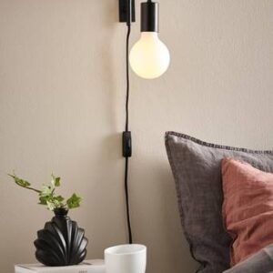 ENGLAND vägglampa Svart