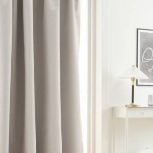 ERIS mörkläggningsgardin 1 längd extra bred Ljusgrå