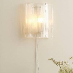 EUROPA vägglampa Klarglas