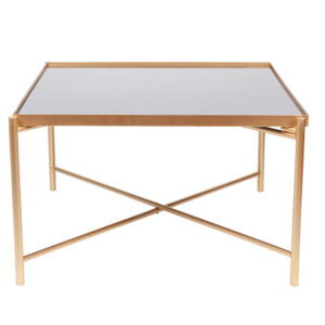 EVAN Soffbord Guld 80 x 80 x 45