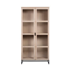 EVERETT Vitrinskåp Vitpigmenterat