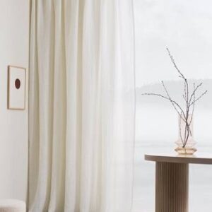 EVIE multifunktionsgardin 1 längd – extra bred Naturvit