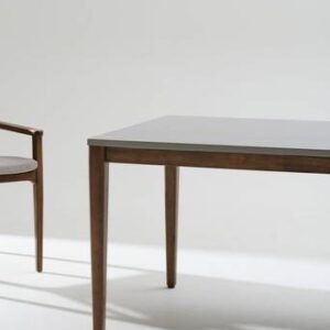 EWARTON 100×220 cm matbord Teak/Fiberstone