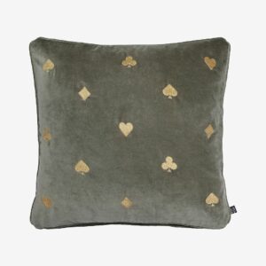 Eightmood – Kuddfodral, Aces 50×50 cm – Grön – Prydnadskuddar & kuddfodral – Från Homeroom