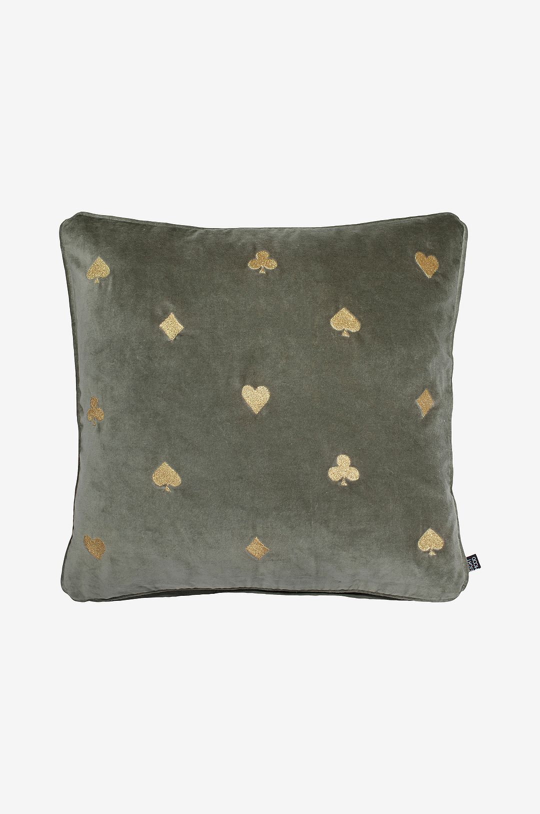 Eightmood – Kuddfodral, Aces 50×50 cm – Grön – Prydnadskuddar & kuddfodral – Från Homeroom