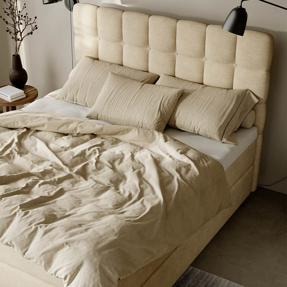 Ekens Elegans Kontinentalsäng 180×200 Beige