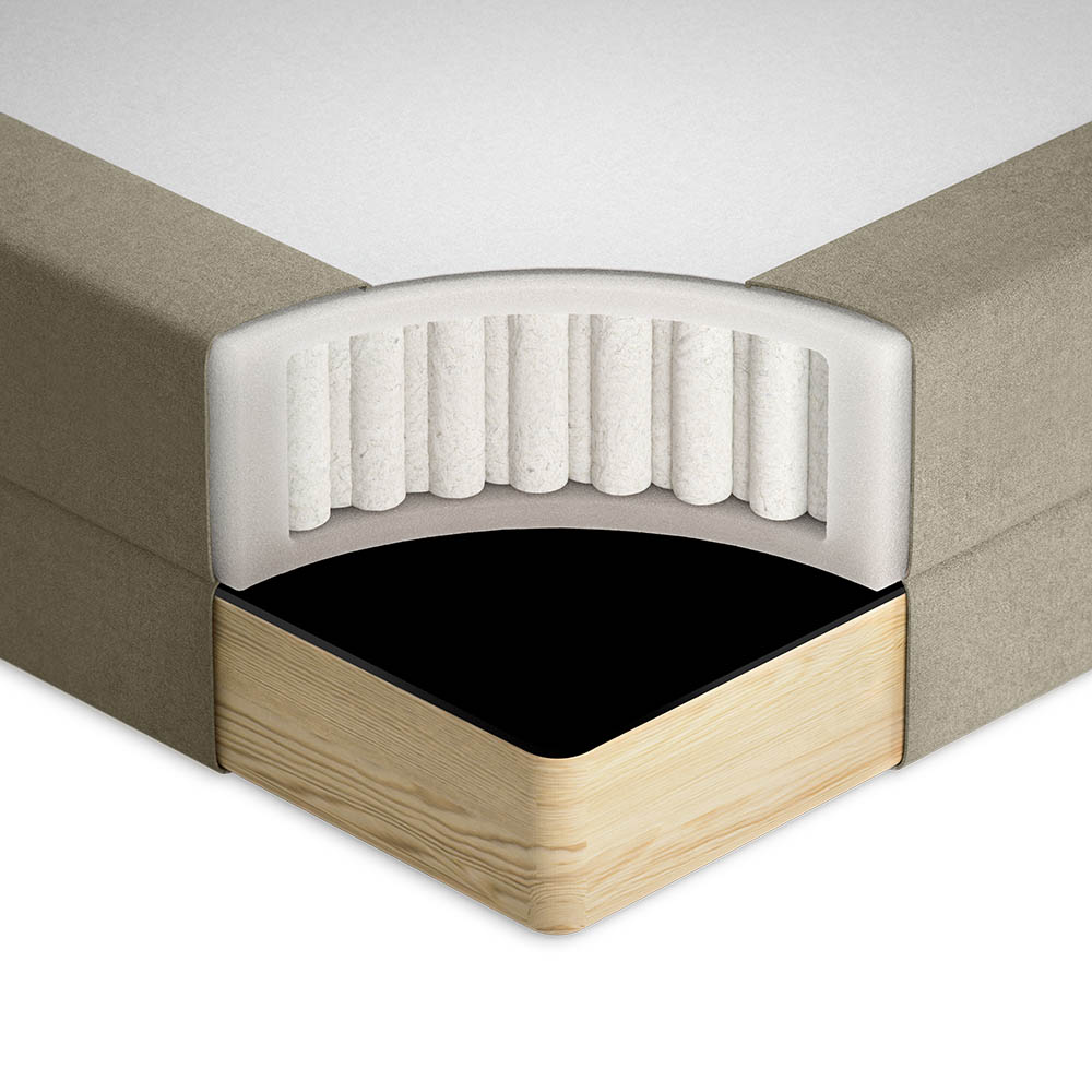 Ekens Elegans Ställbar Säng 210×200 Beige