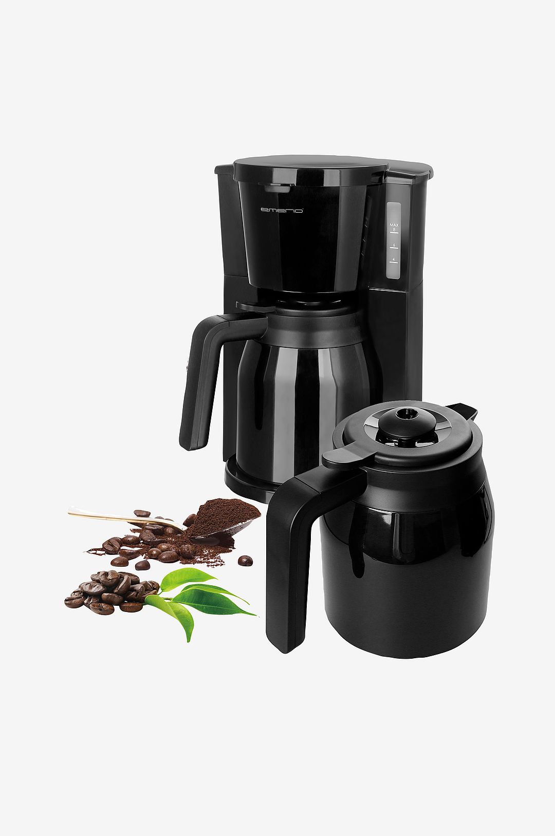 Emerio – Kaffebryggare med termos – Svart – Kaffebryggare – Från Homeroom