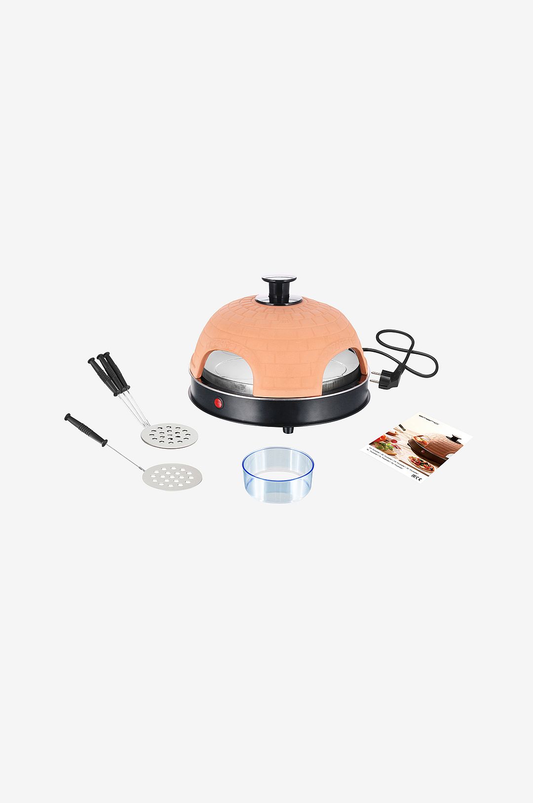 Emerio – Pizza Maker Terracotta inkl. 4 – Beige – Bänkspisar & ugnar – Från Homeroom