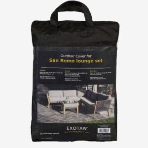 Exotan – Skyddsöverdrag San Remo – Svart – Möbelskydd – Från Homeroom