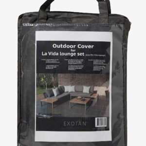 Exotan – Skyddsöverdrag till loungegrupperna La Vida och Villa – Svart – Möbelskydd – Från Homeroom