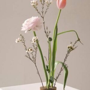 FIORE blomsterfakir ø 8 cm Svart/koppar