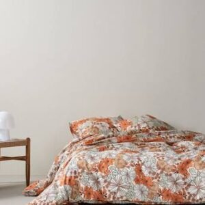 FIORI påslakanset dubbelsäng Orange/multi