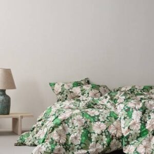 FIORI påslakanset enkelsäng Grön/multi