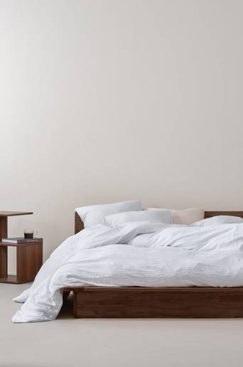 FLIX påslakanset dubbelsäng Vit