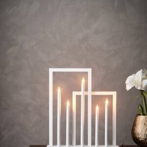 FRAME elljusstake Vit