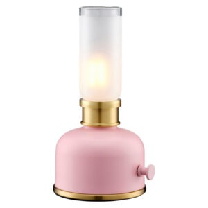 FRIDA Bordslampa Laddbar Rosa