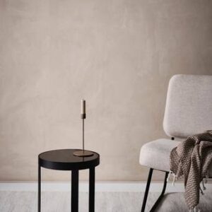 FULLERTON sidobord ø 30,5 cm Svart