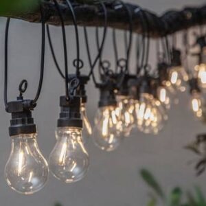 Filament ljusslinga Circus Svart