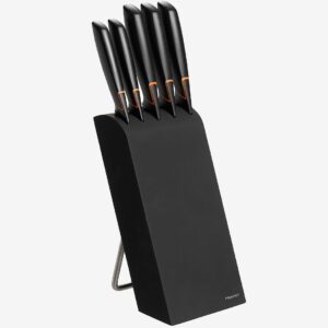 Fiskars – Knivblock Edge med 5 knivar – Köksknivar & tillbehör – Från Homeroom